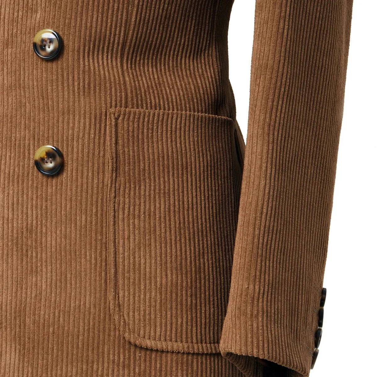 Milan Double Breasted Cotton Blazer