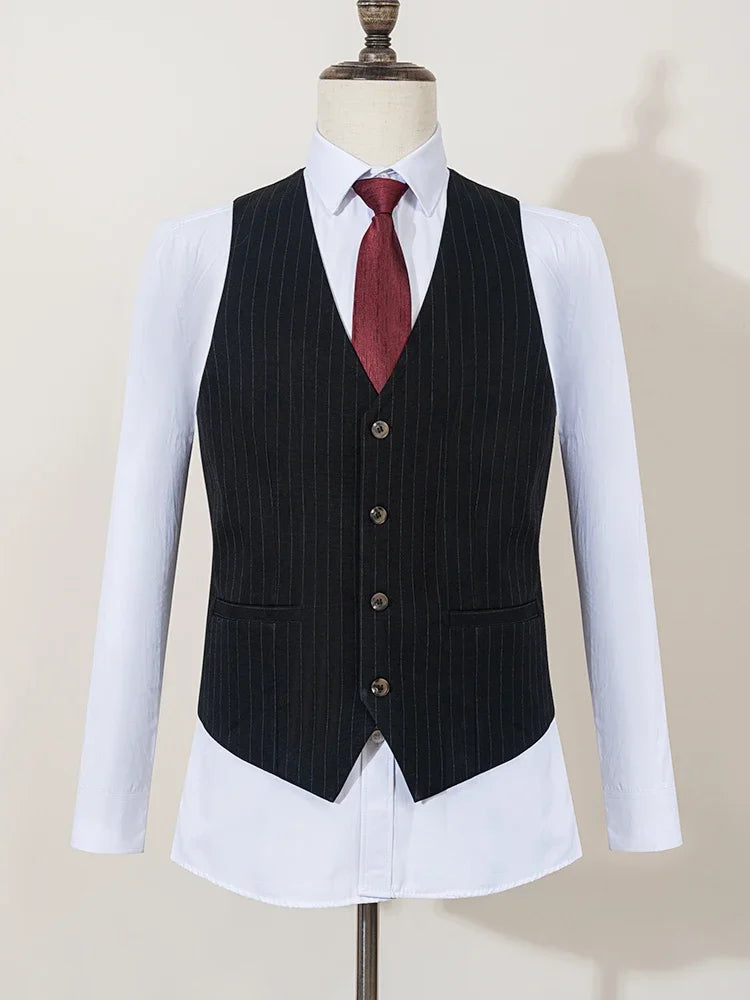 Beaumonts 3 Pieces Sriped Suit Polyviscose