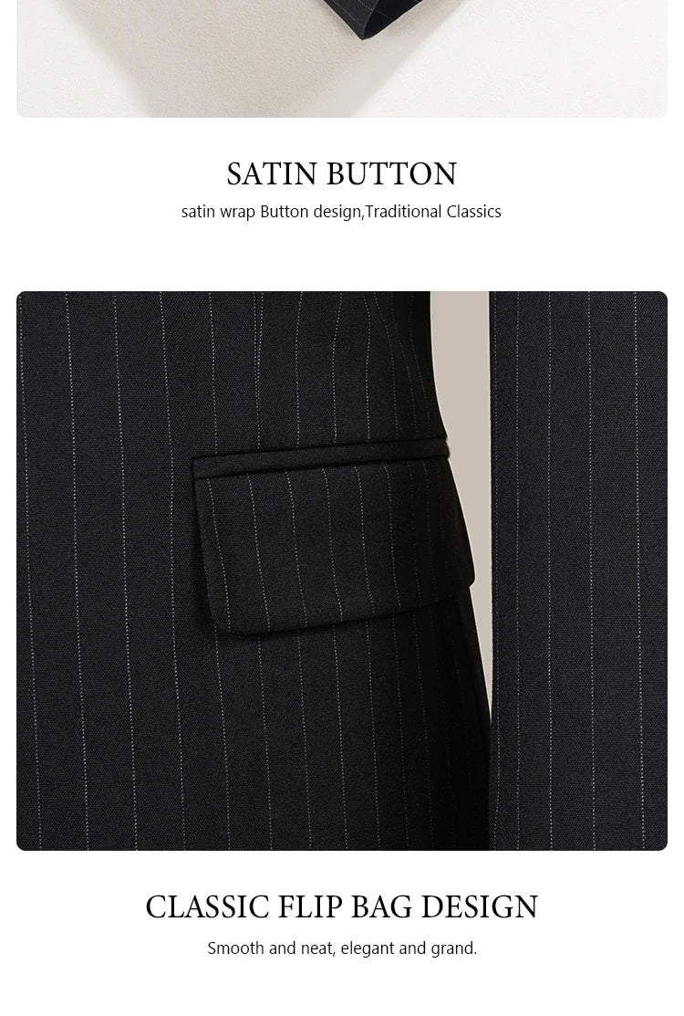 Beaumonts 3 Pieces Sriped Suit Polyviscose