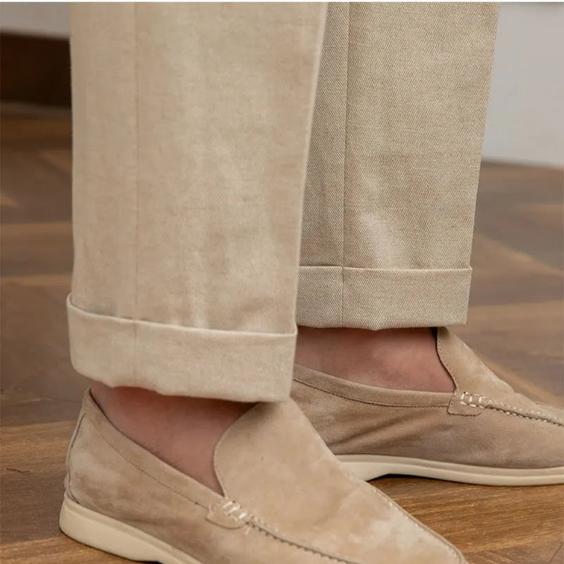 Birmingham Linen High Waist Trousers