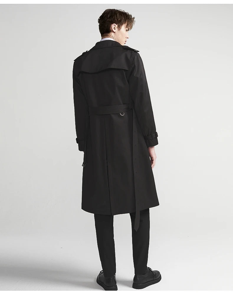 Classic Double-Breasted Trench Coat