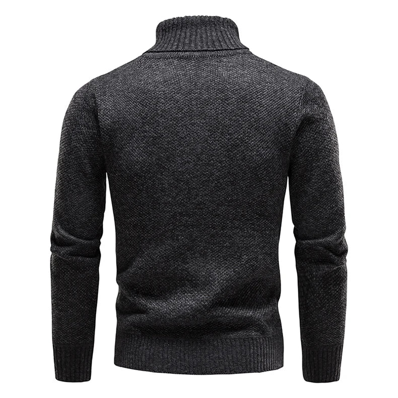 Lucerna Textured Wool Turtleneck