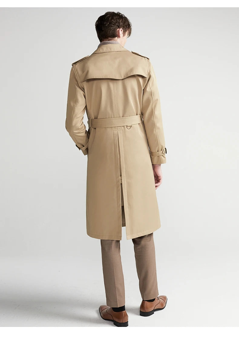 Classic Double-Breasted Trench Coat
