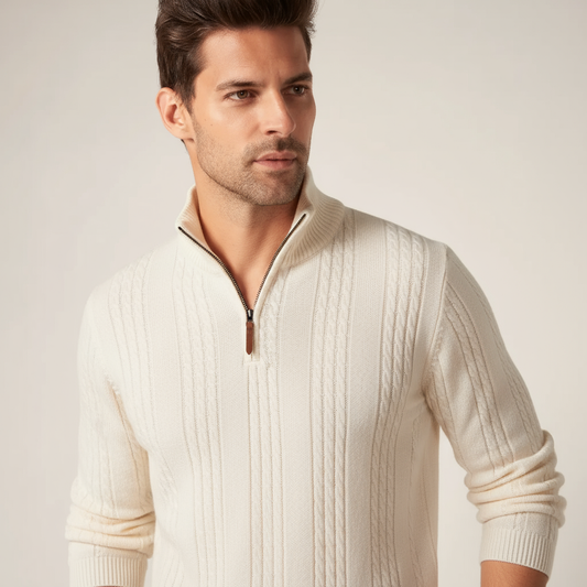 Beaumonts Mandarin Collar Polo