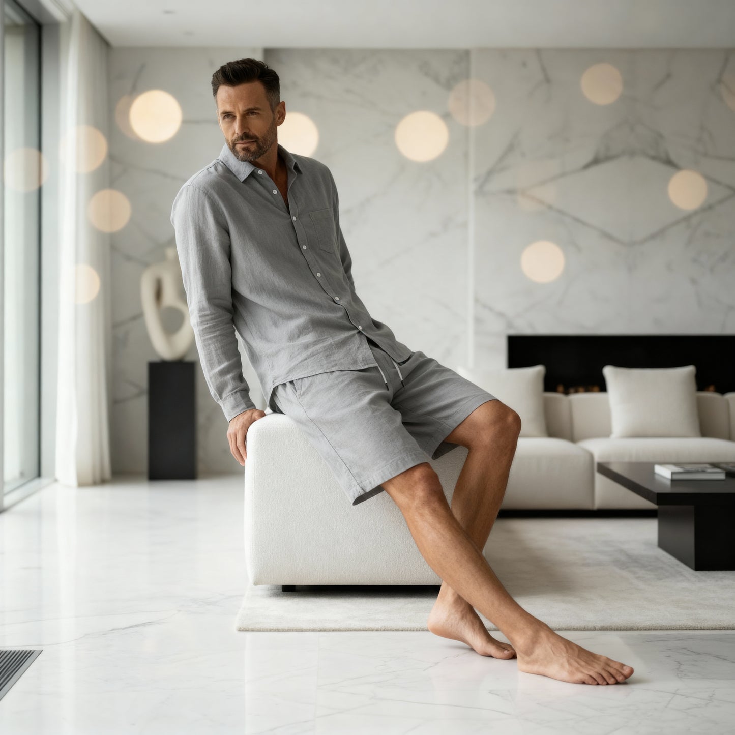 Beaumonts Linen Combo (Shorts)