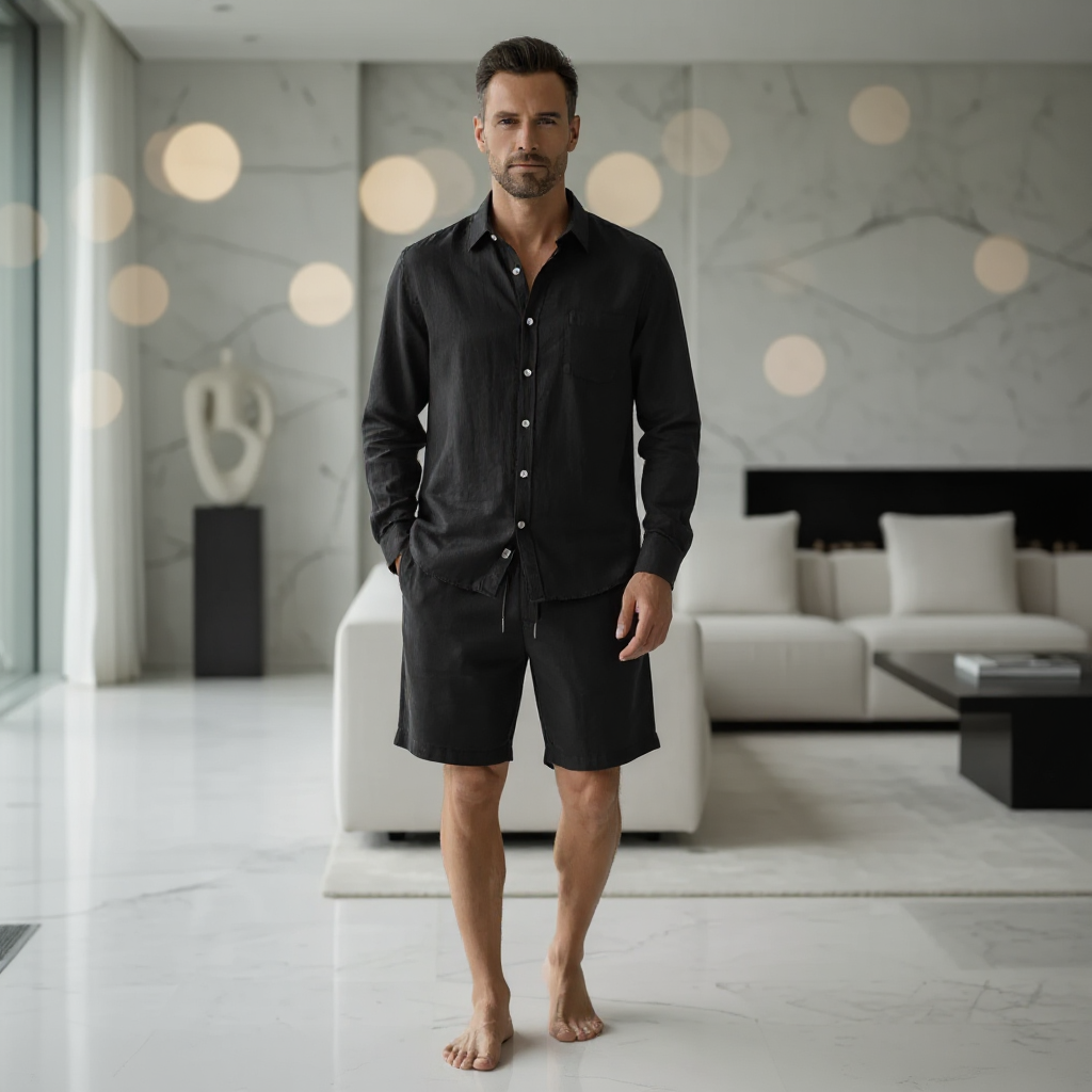 Beaumonts Linen Combo (Shorts)