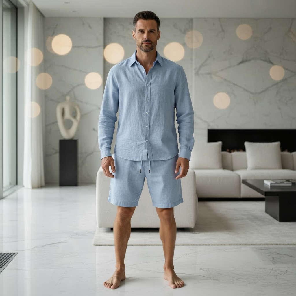 Beaumonts Linen Combo (Shorts)