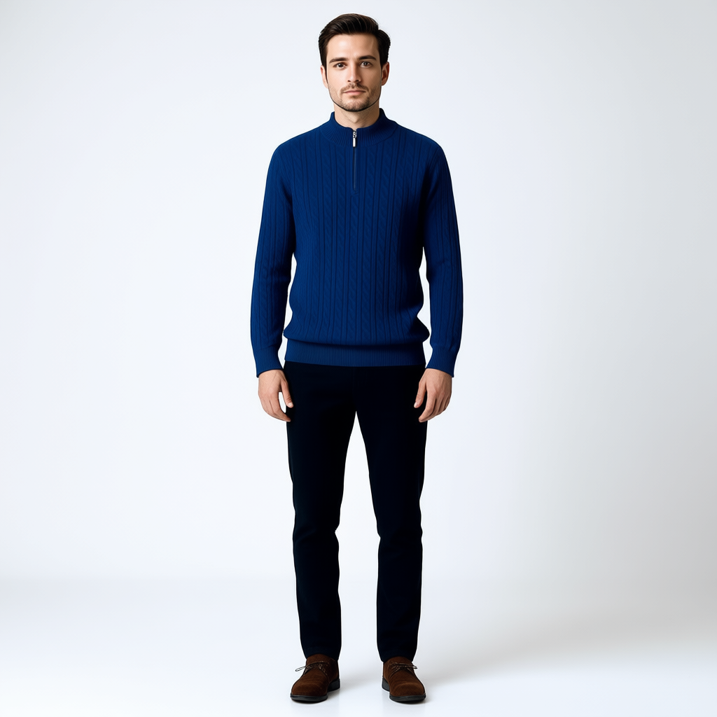 Man's Verbier Half Zip Sweater