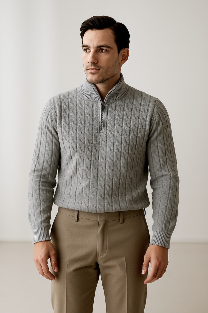 Man's Verbier Half Zip Sweater