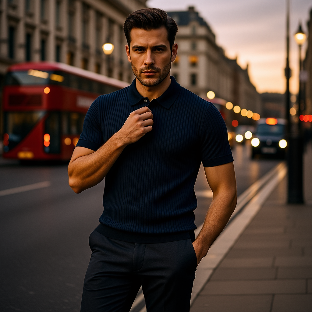 Premium Ribbed Polo