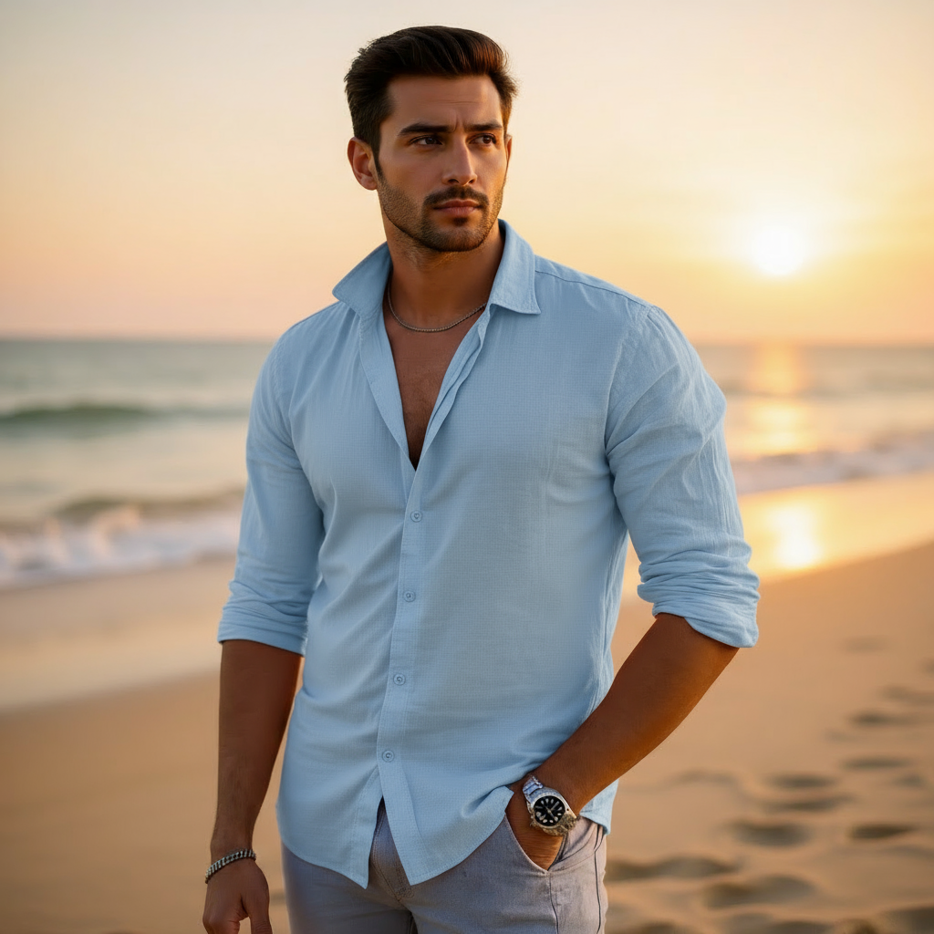 Cape Town - 100% Linen Shirt
