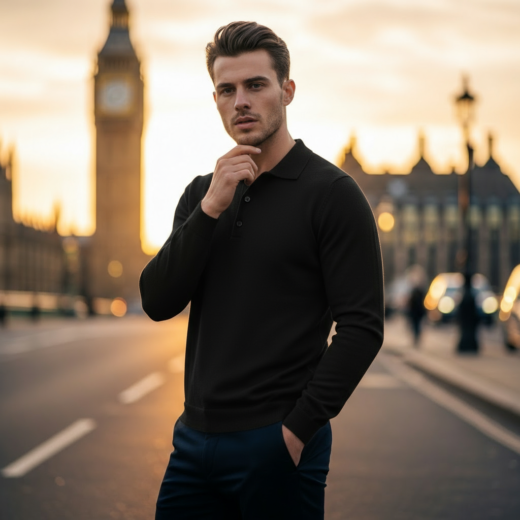 100% Cashmere Polo