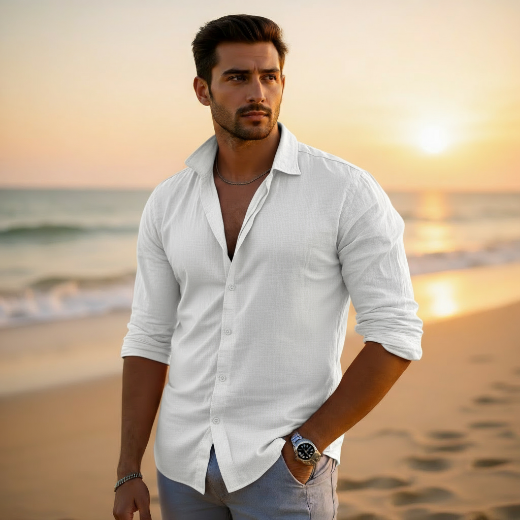 Cape Town - 100% Linen Shirt