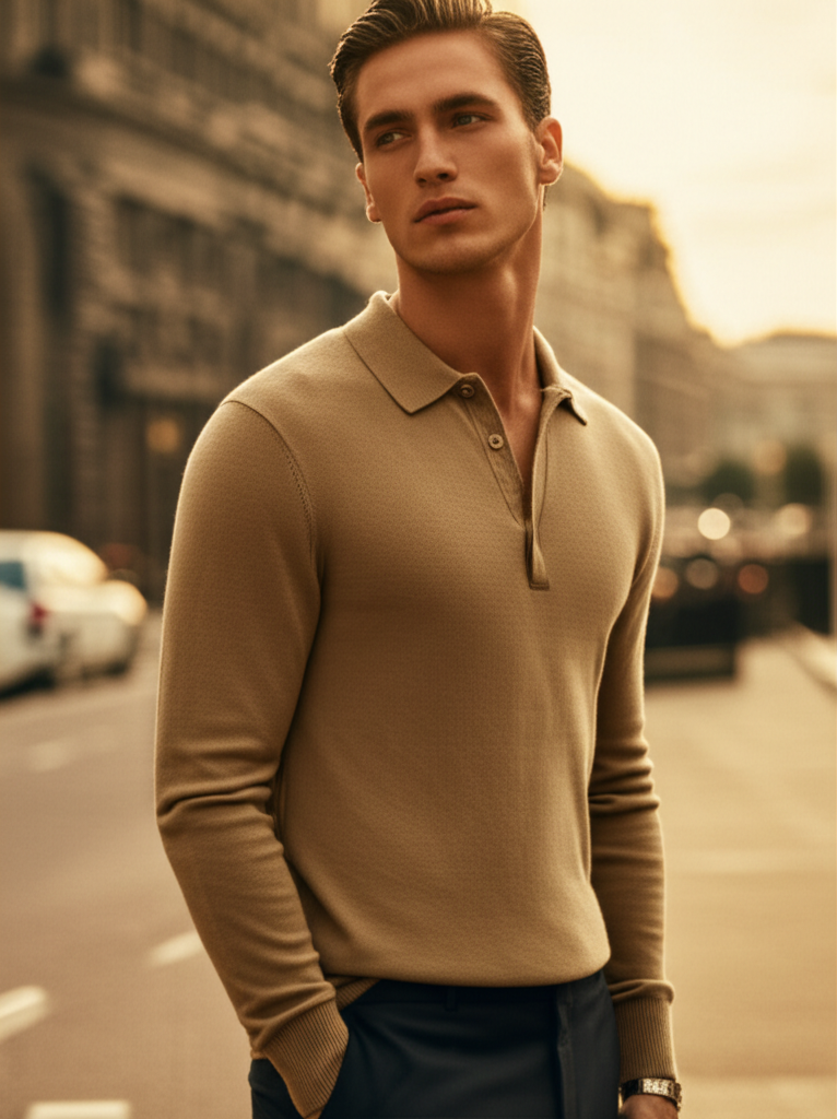 100% Cashmere Polo