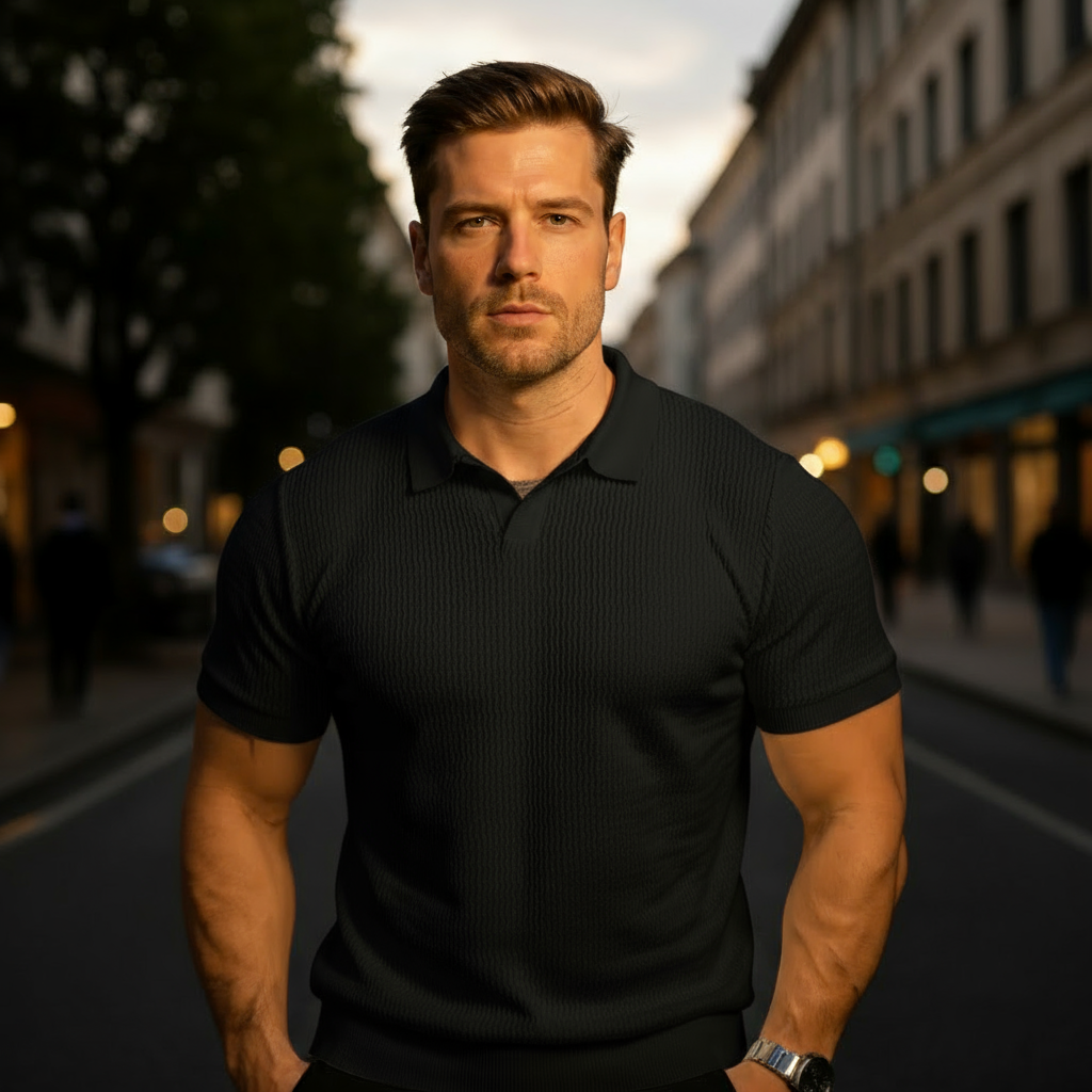 Florence - Ribbed Cotton Polo
