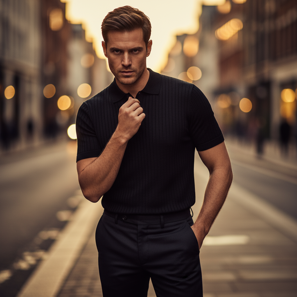 Premium Ribbed Polo