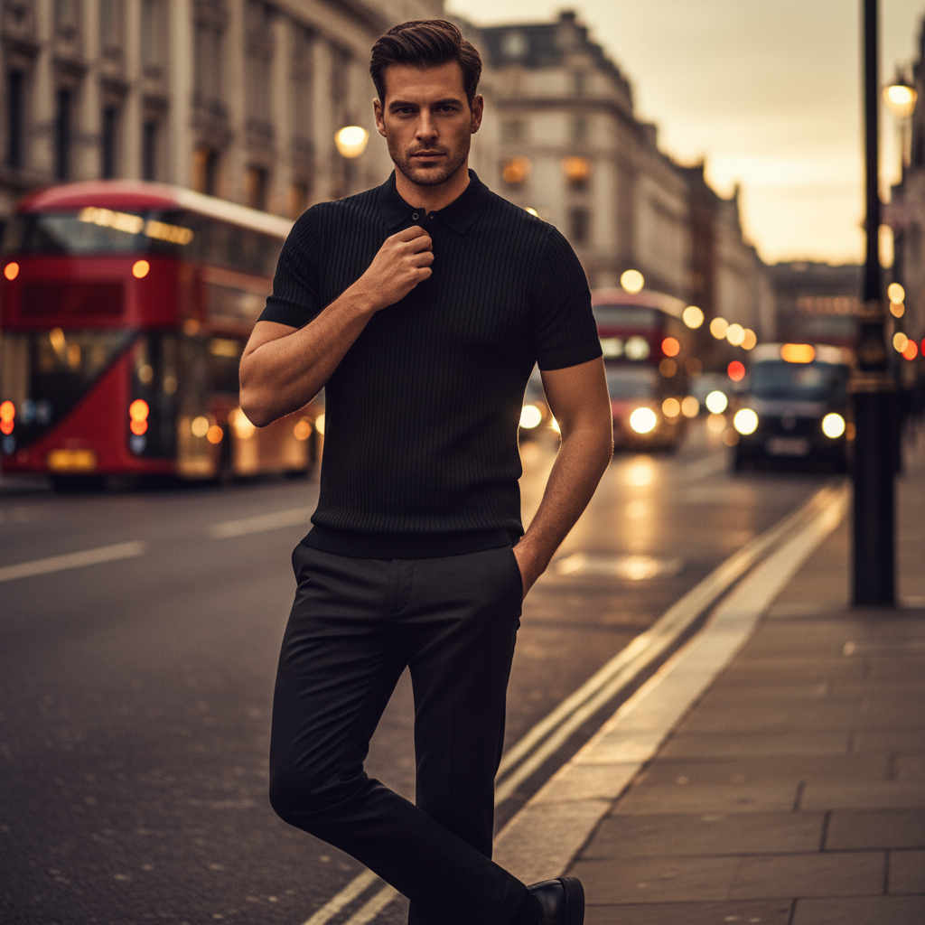 Premium Ribbed Polo