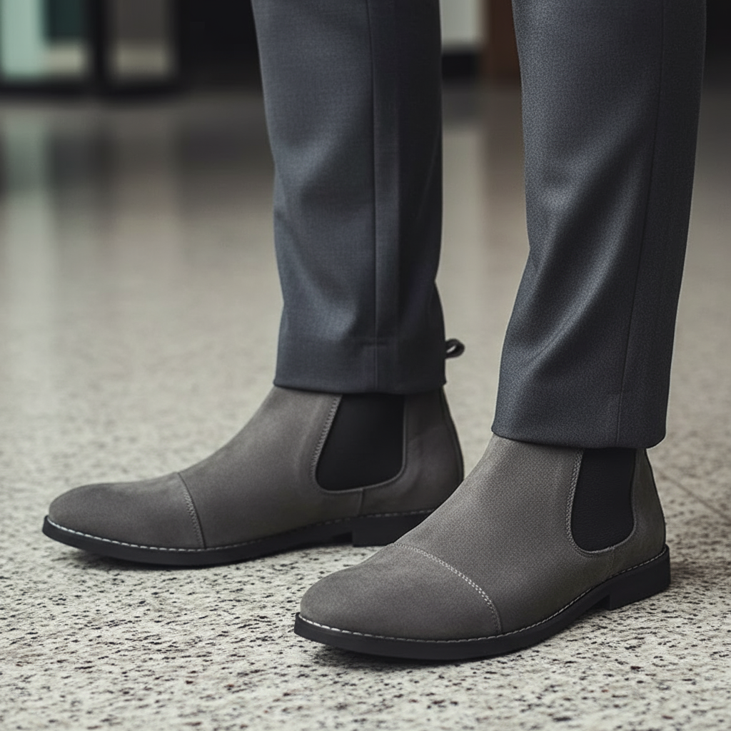 Suede Chelsea Boots