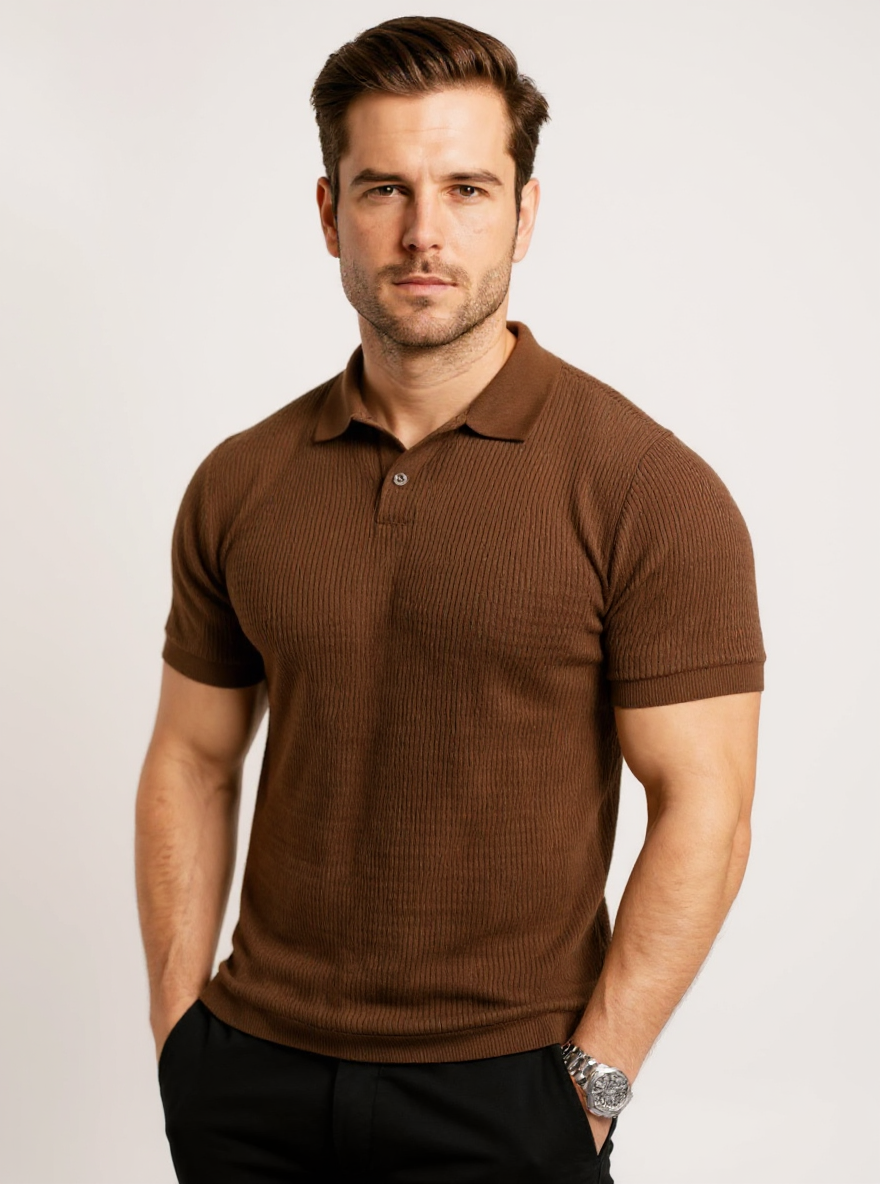 Florence - Ribbed Cotton Polo