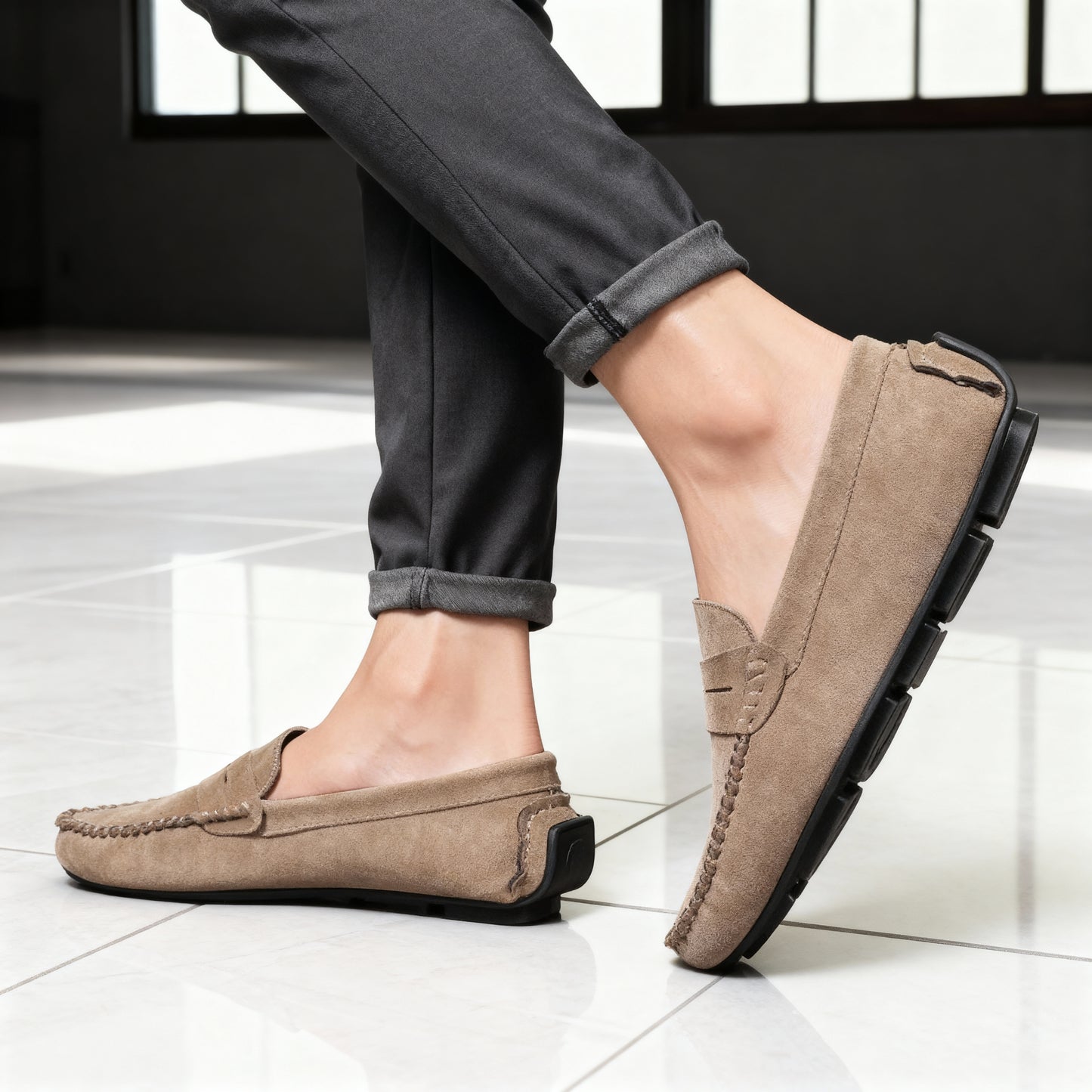 Suede Drive Loafer