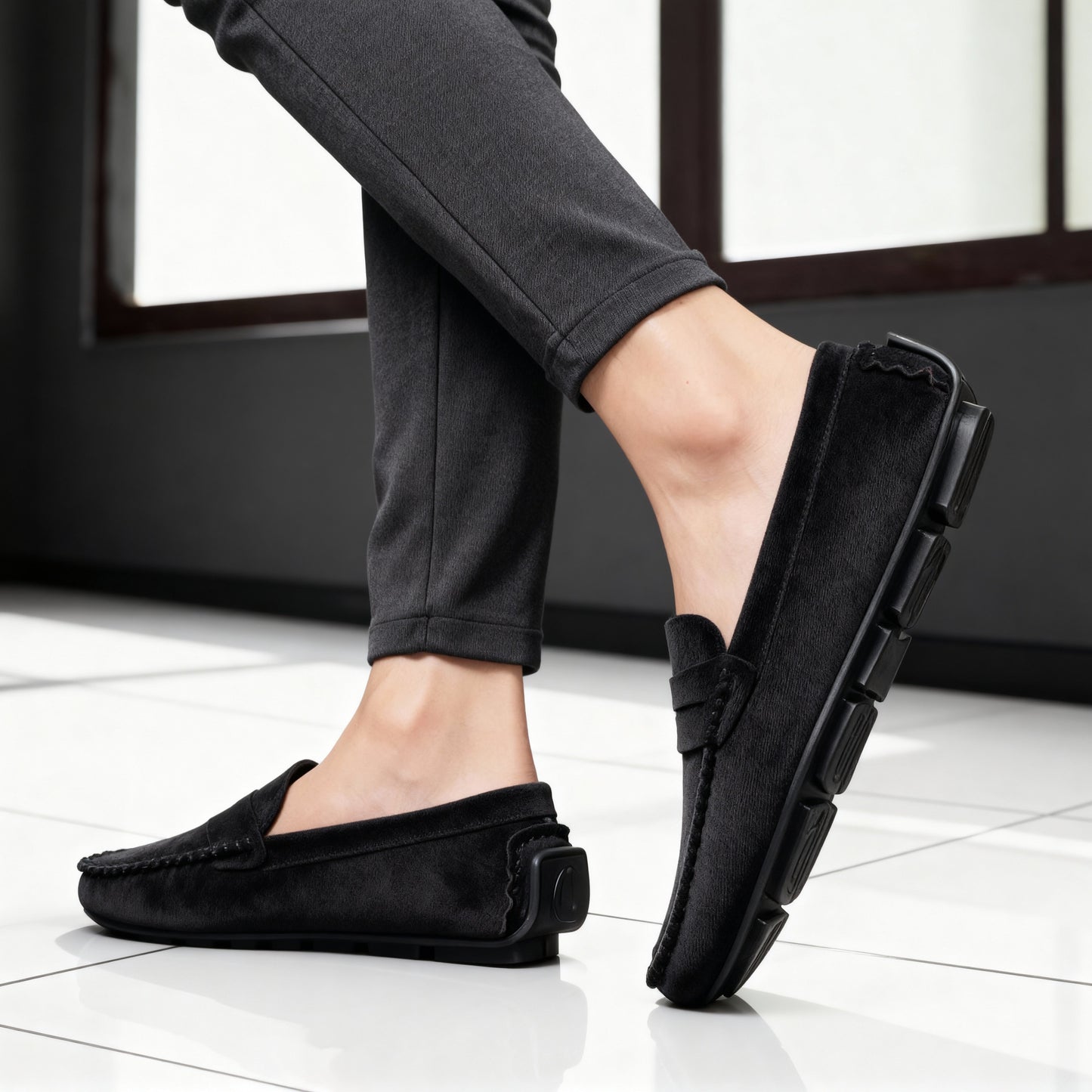 Suede Drive Loafer
