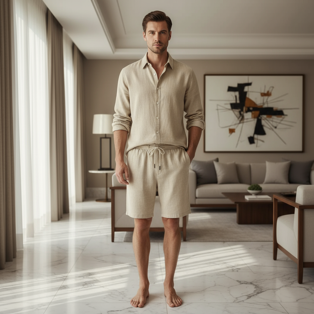 Beaumonts Linen Combo (Shorts)