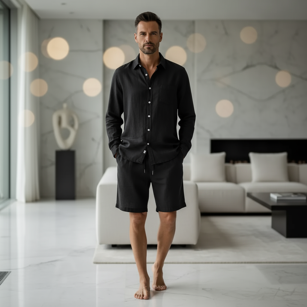 Beaumonts Linen Combo (Shorts)