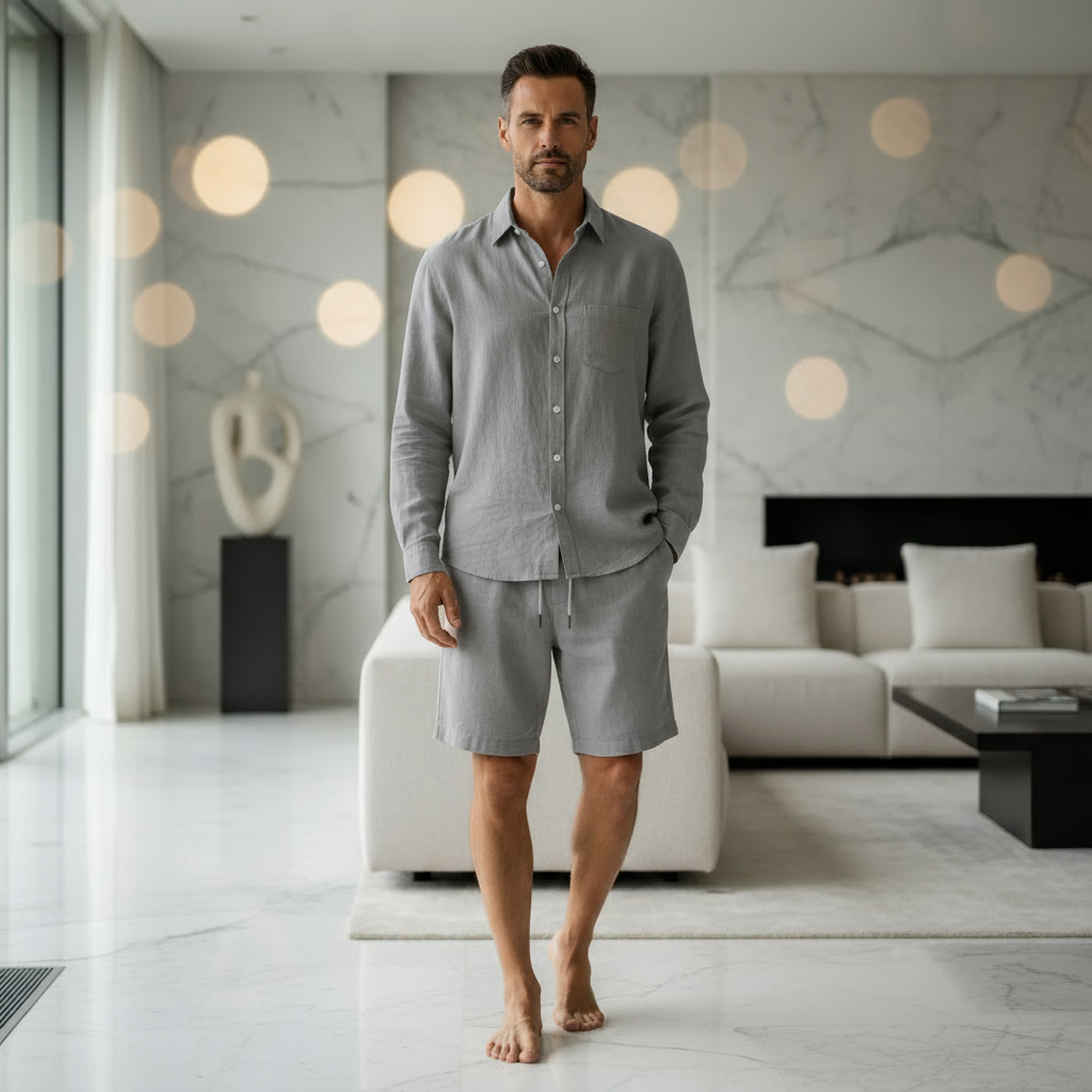 Beaumonts Linen Combo (Shorts)
