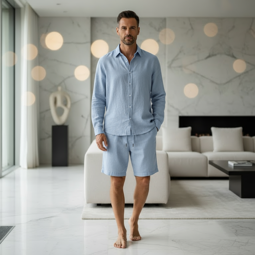 Beaumonts Linen Combo (Shorts)