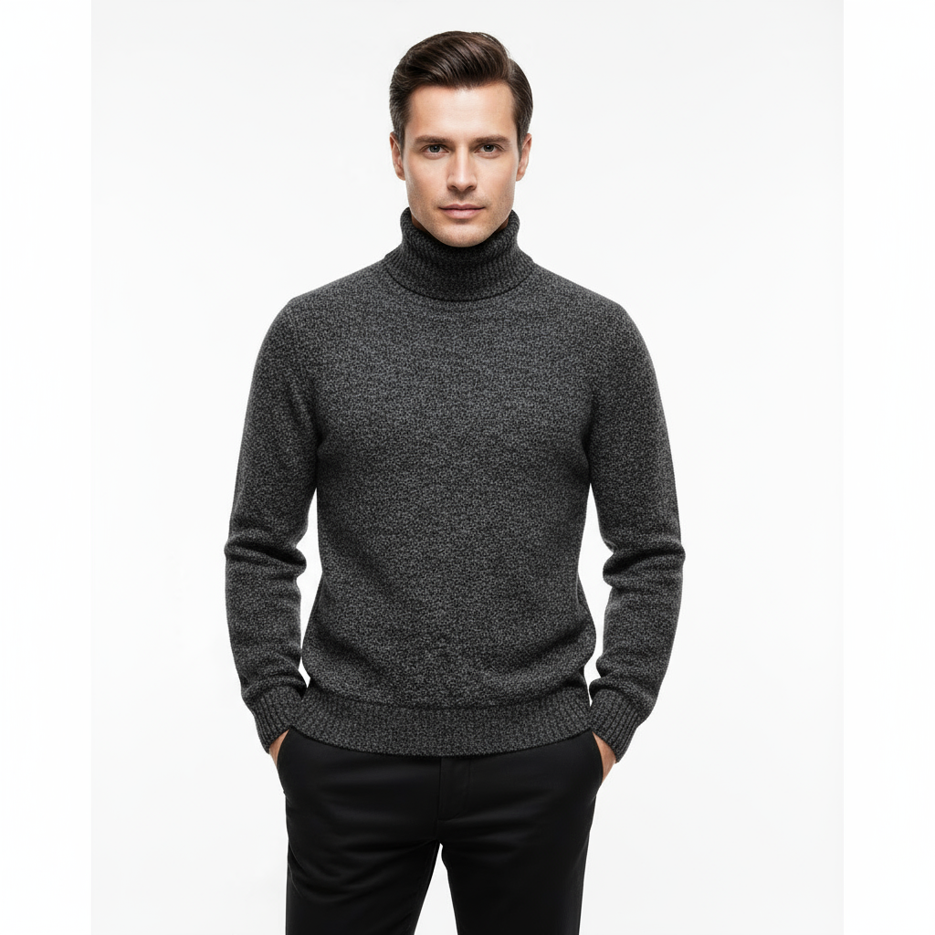 Lucerna Textured Wool Turtleneck