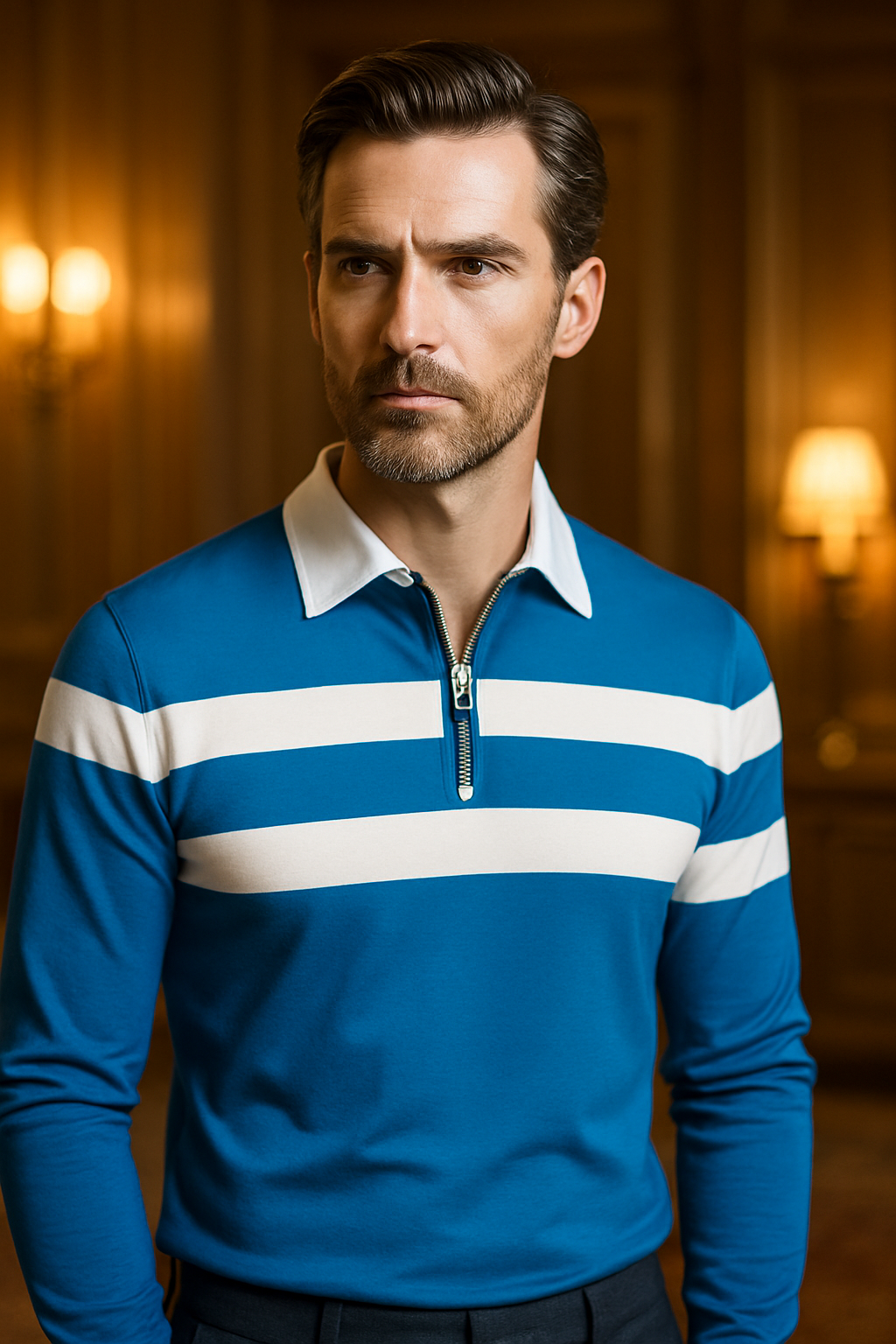 Beaumonts Striped Polo