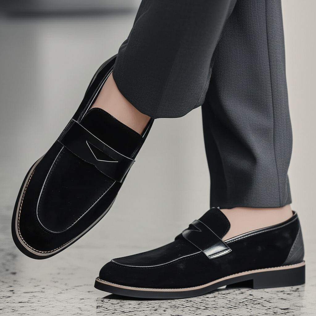 Beaumonts Suede Penny Loafers