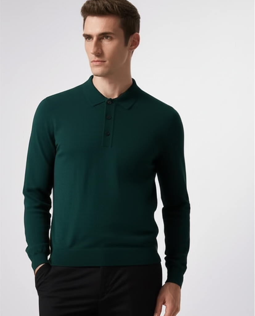 100% Merino Wool Polo