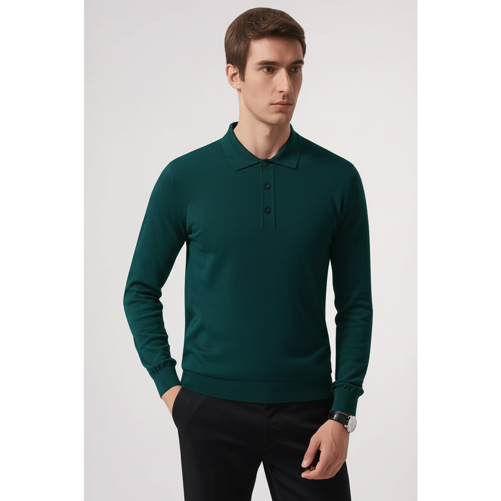 100% Merino Wool Polo