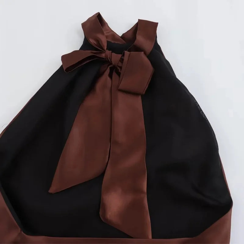 Cetara Satin Long Dress