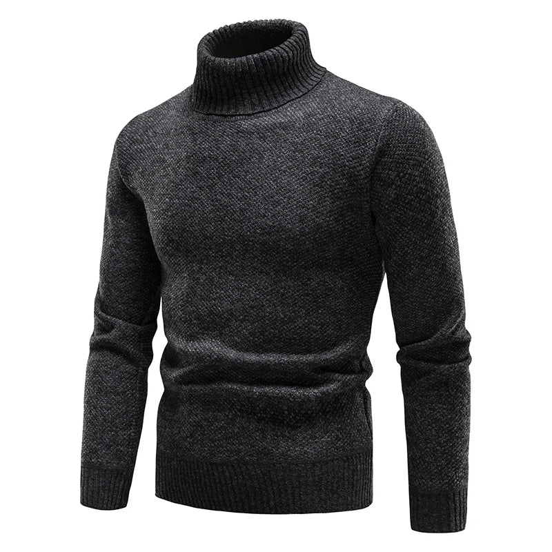 Lucerna Textured Wool Turtleneck