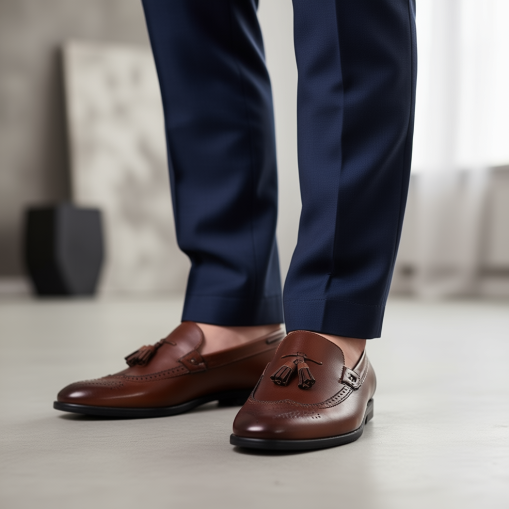 Beaumonts Loafers Brogue Style