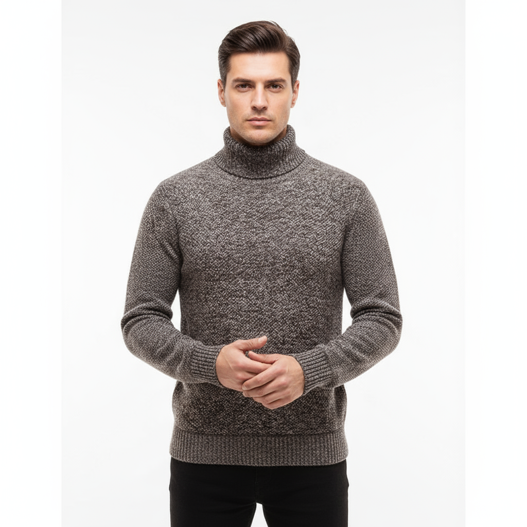 Lucerna Textured Wool Turtleneck