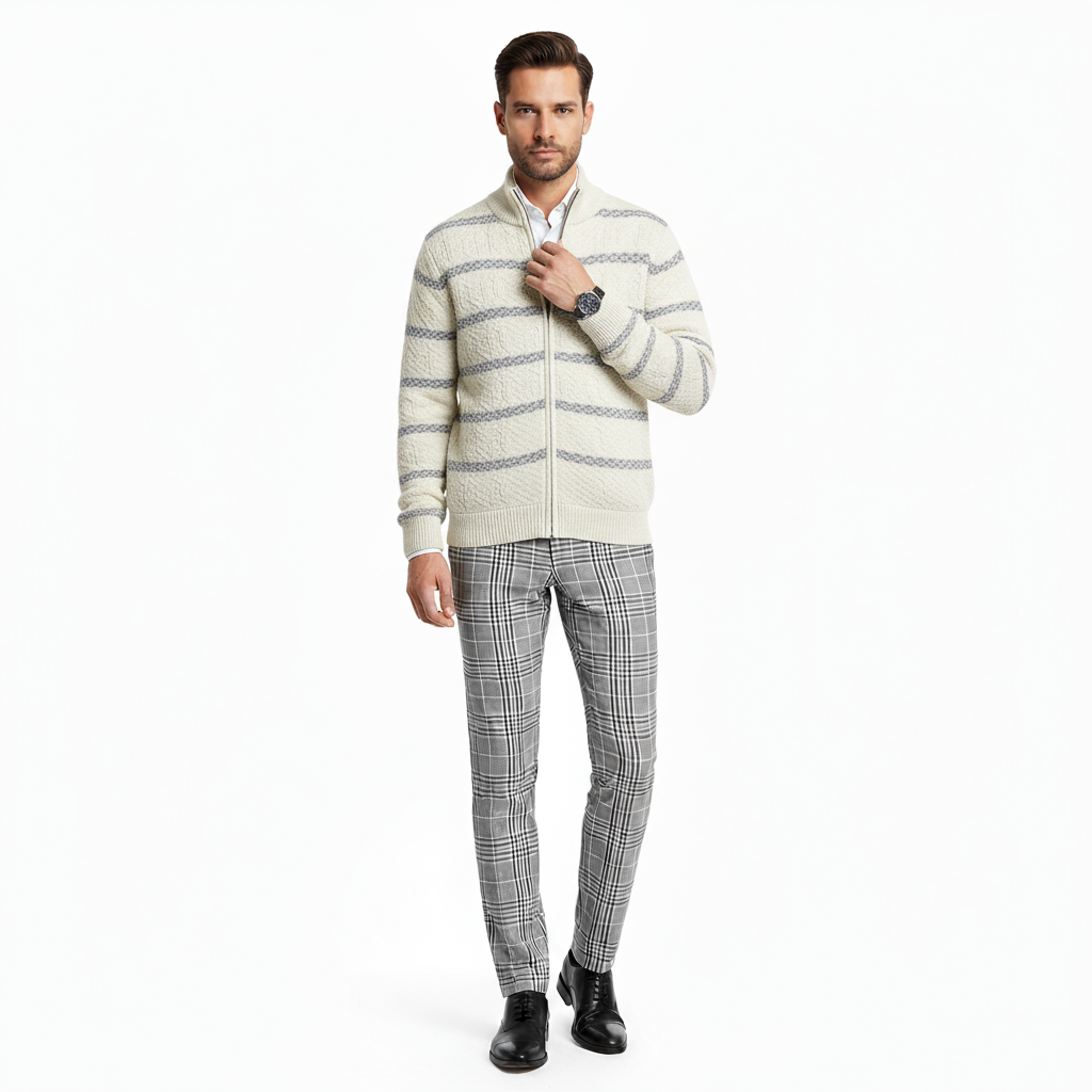 Sweater Wool Knitted Collar